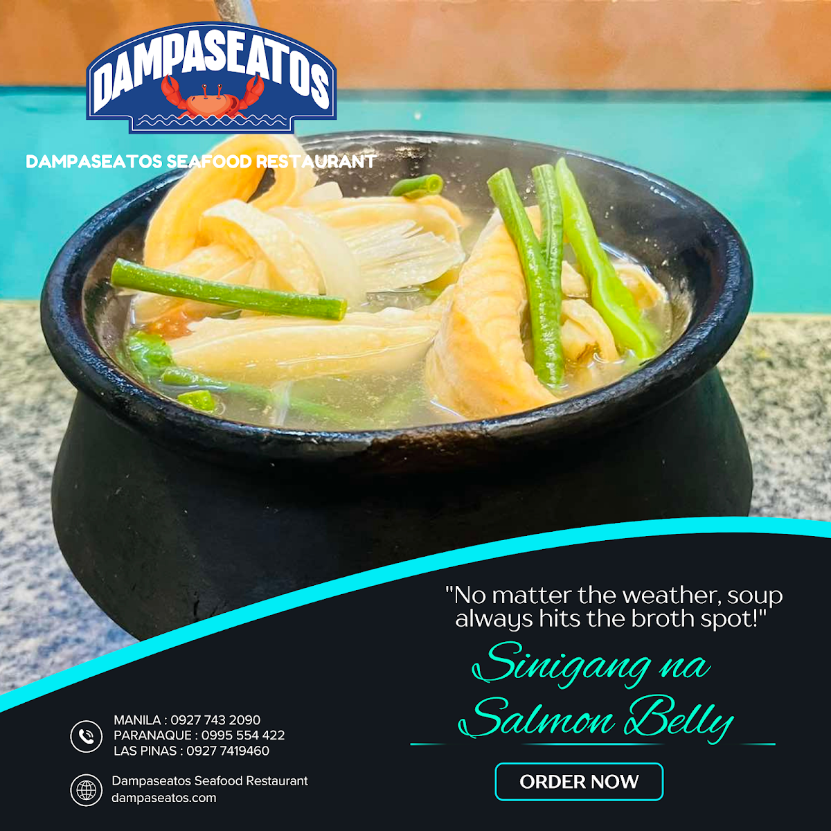 Dampaseatos Multinational Parañaque Menu 2