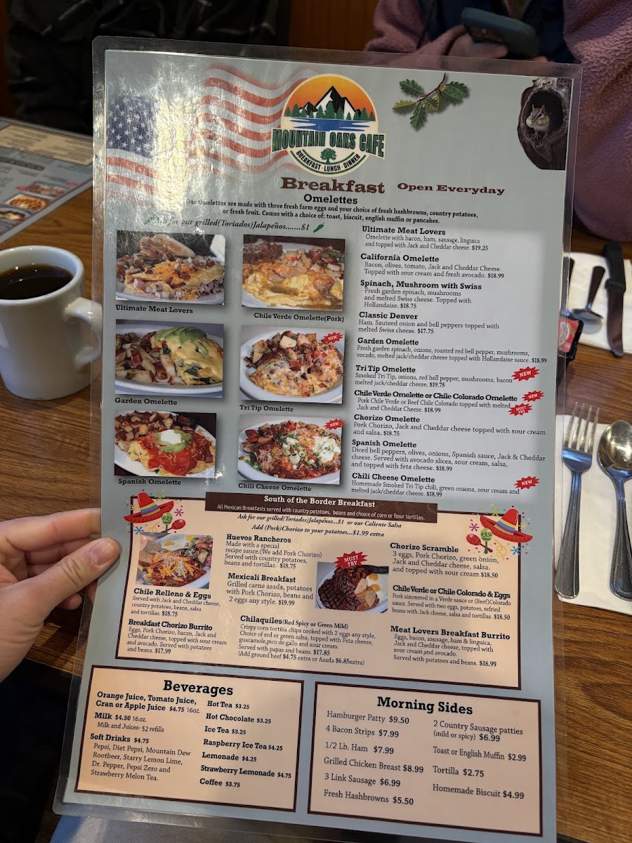 Mountain Oaks Cafe Menu 5