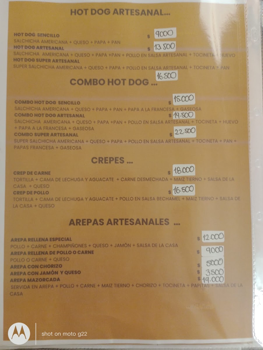 El Artesano Pizza y Parrilla Menu 3