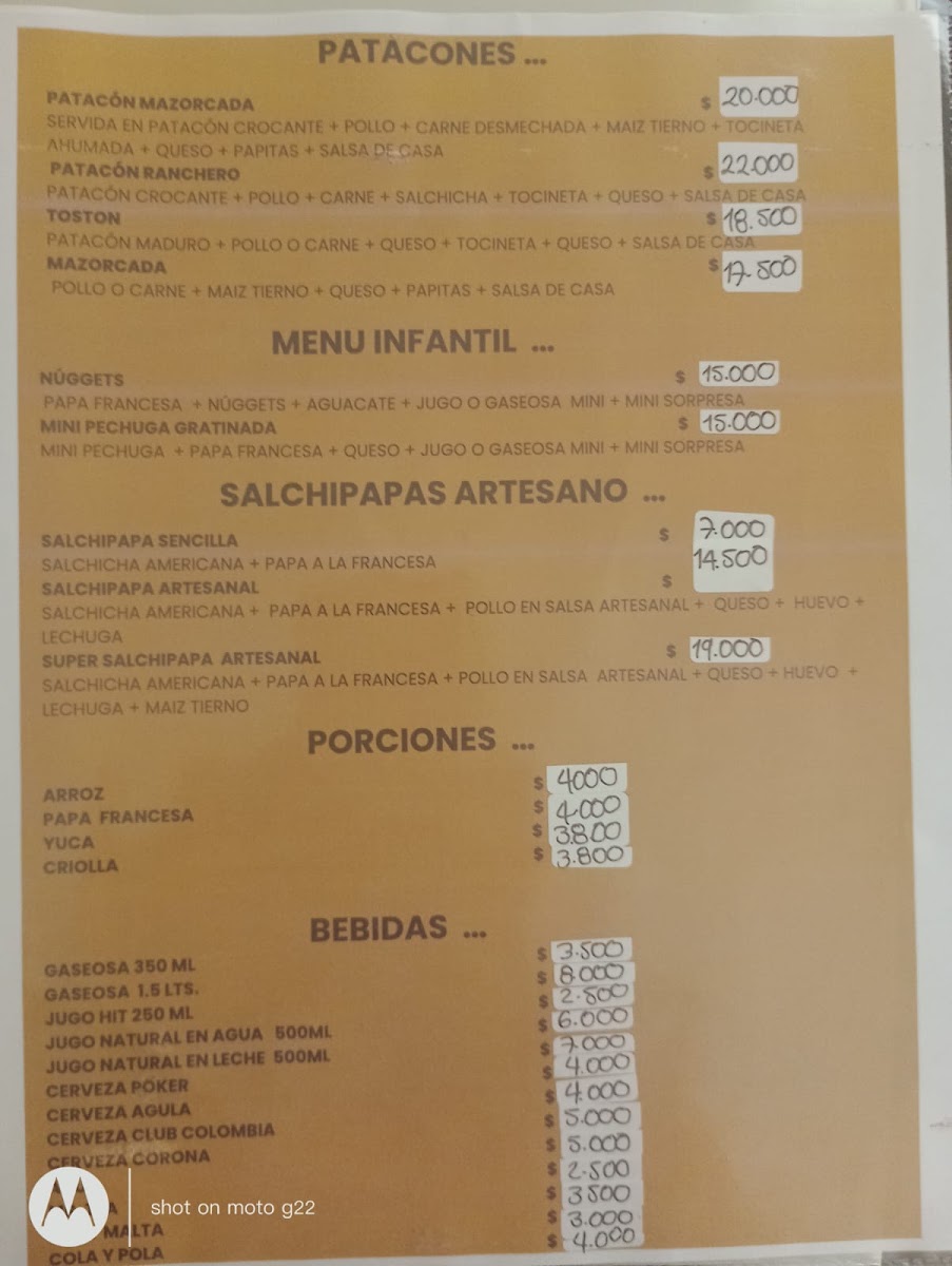El Artesano Pizza y Parrilla Menu 5