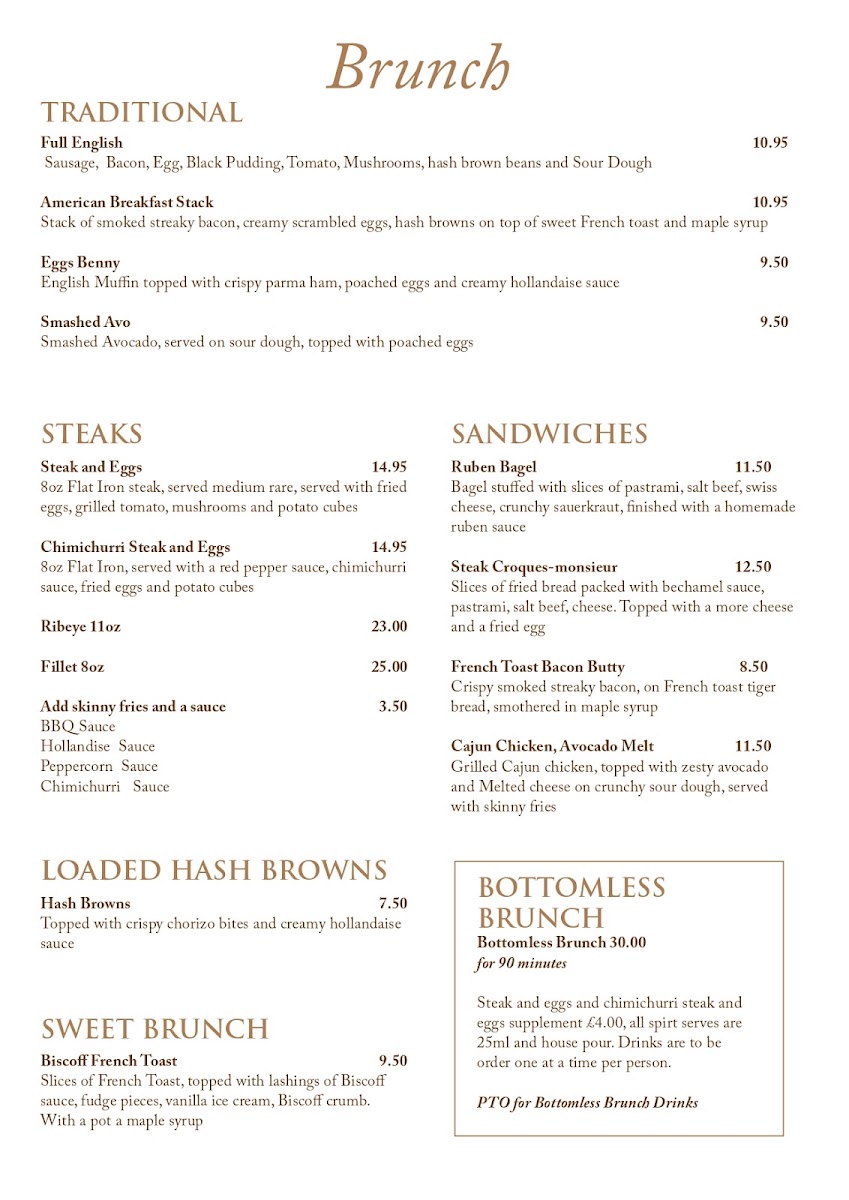 Churrasco Steak House Menu 7