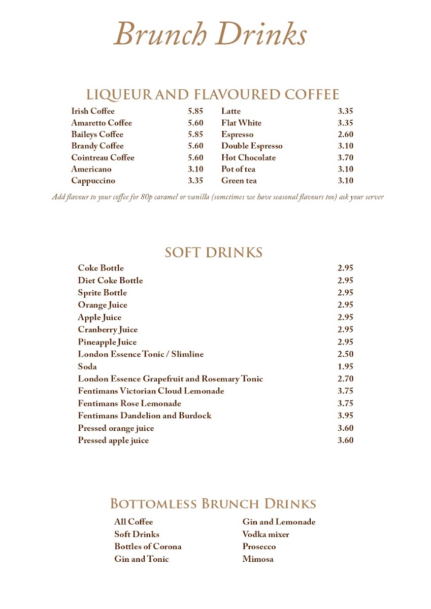 Churrasco Steak House Menu 9