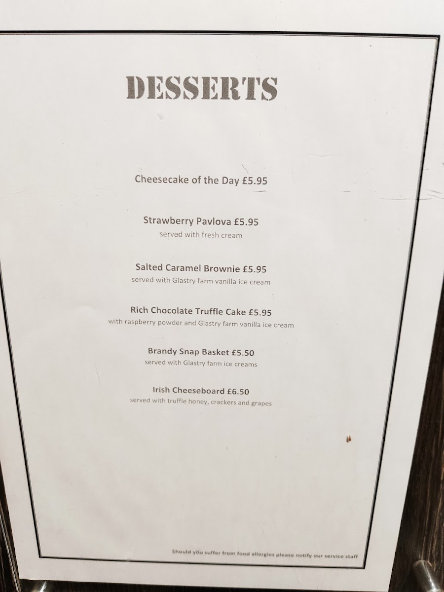 Cuffs Bar & Grill Menu 7