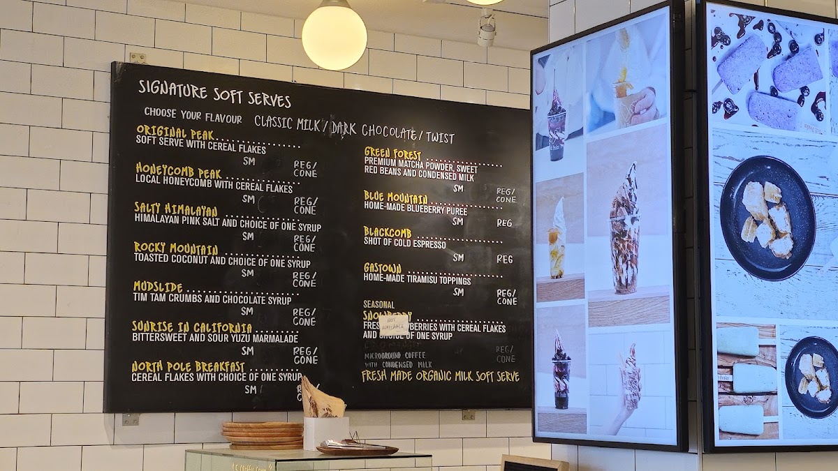 Soft Peaks Ice Cream Menu 6