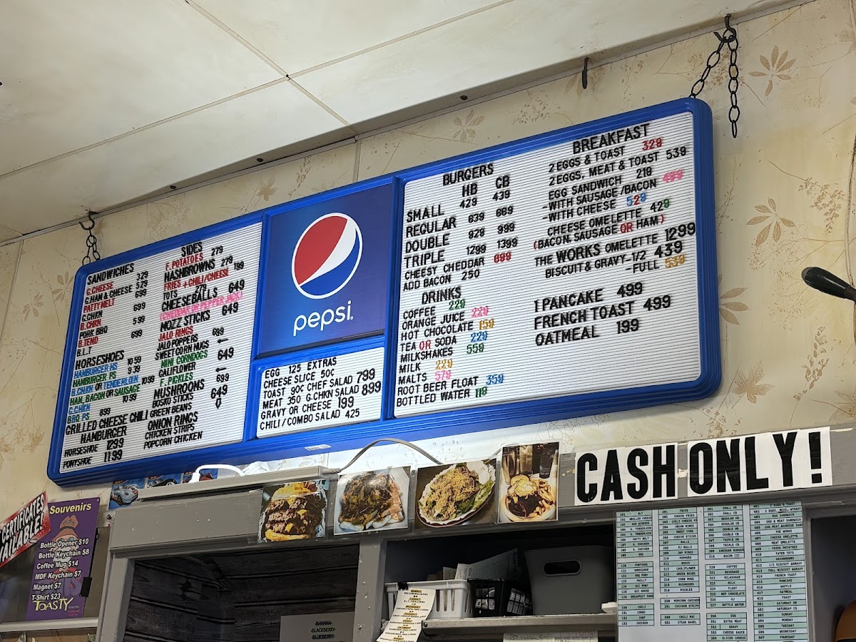 Bill's Toasty Menu 5