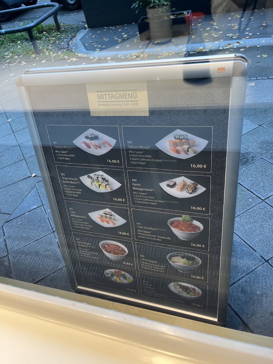 Kyoto Sushi Bar Menu 1