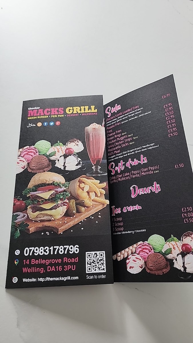 Macks grill Menu 5