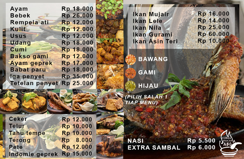 CAM Cafe and Resto Menu 1