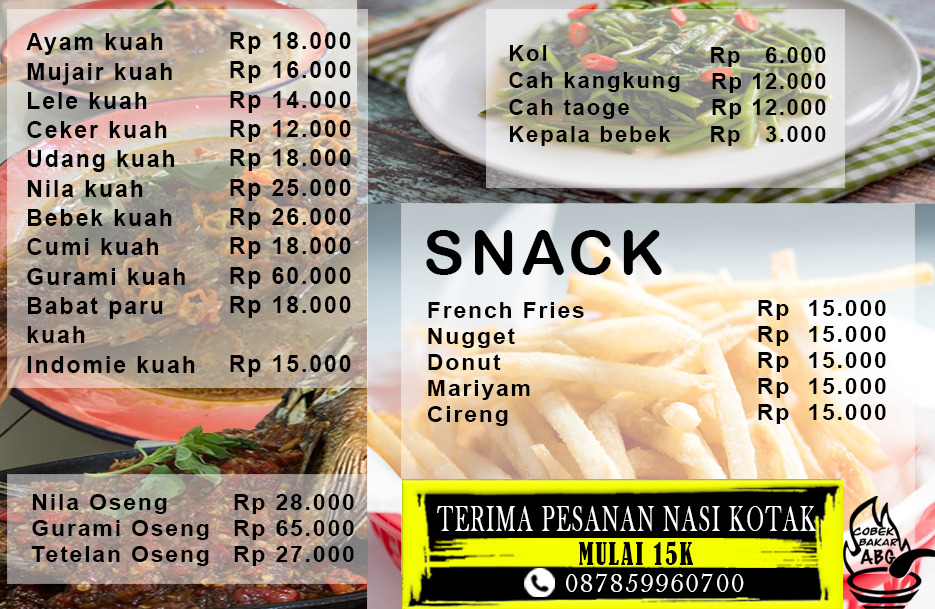 CAM Cafe and Resto Menu 2