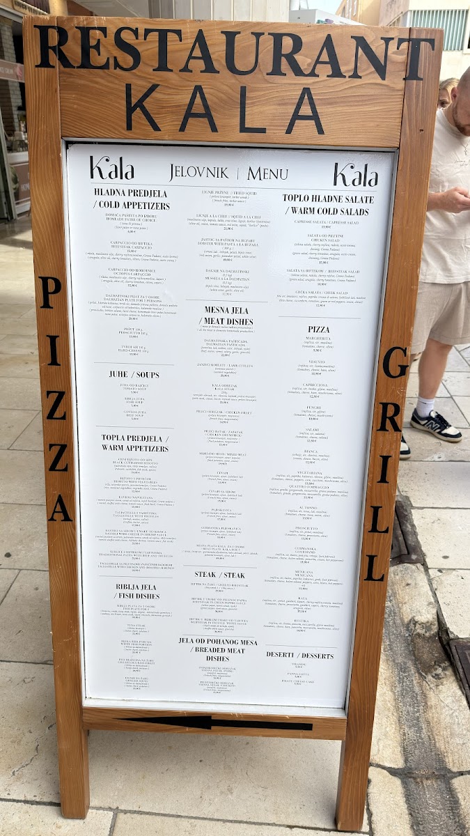 Restaurant Kala - Zadar Menu 9