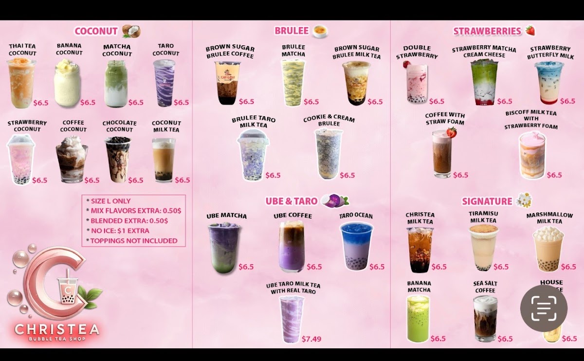 Christea Boba Menu 2