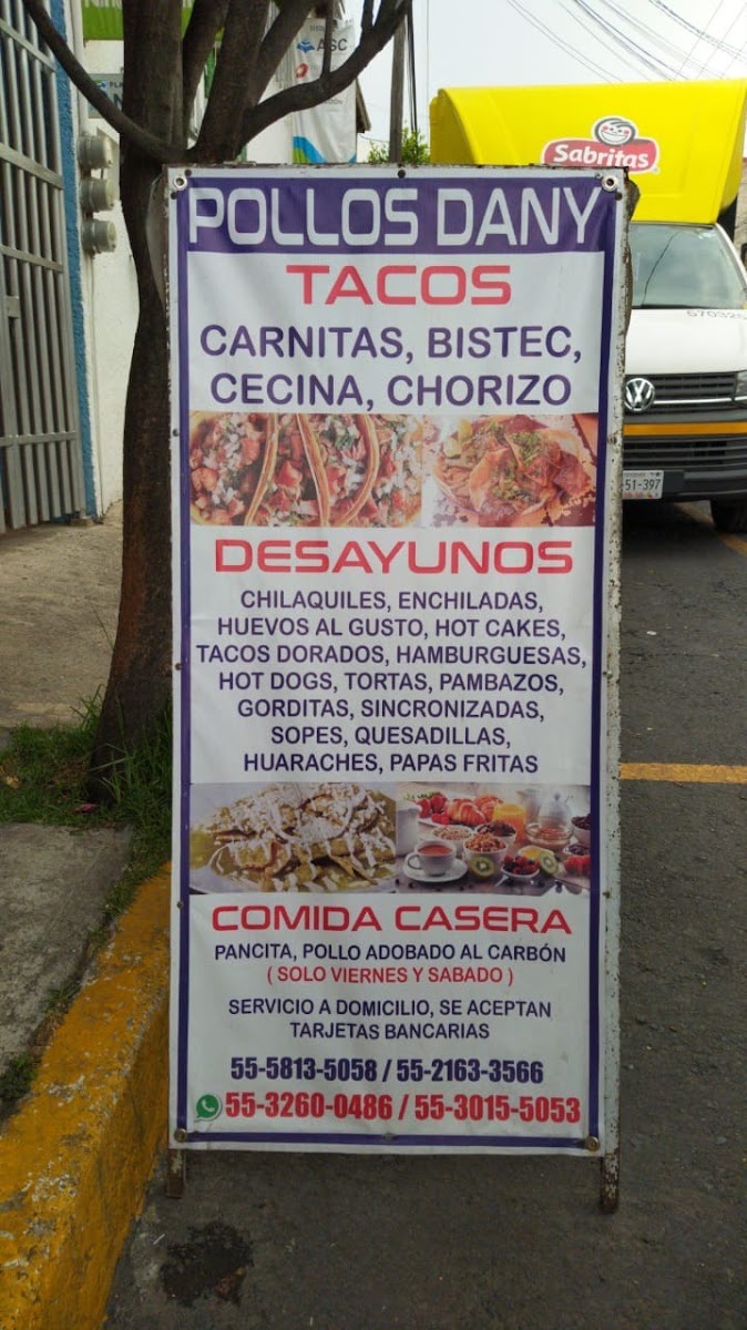 Abarrotes Dany... Fonda Dany Menu 3