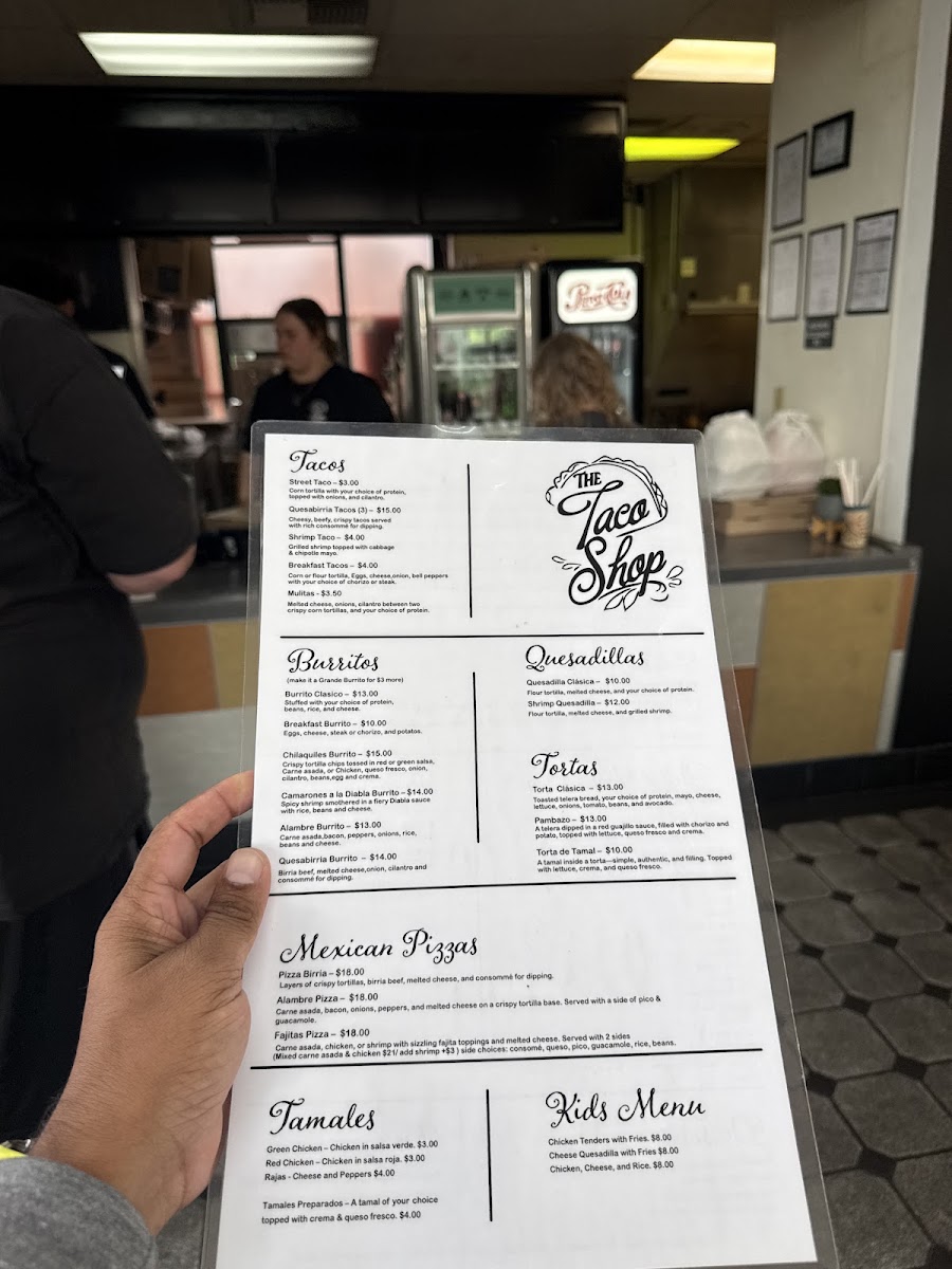 The Taco Shop Menu 8