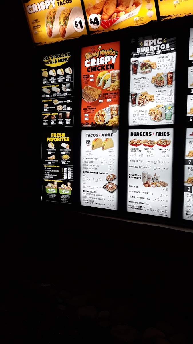 Del Taco Menu 2