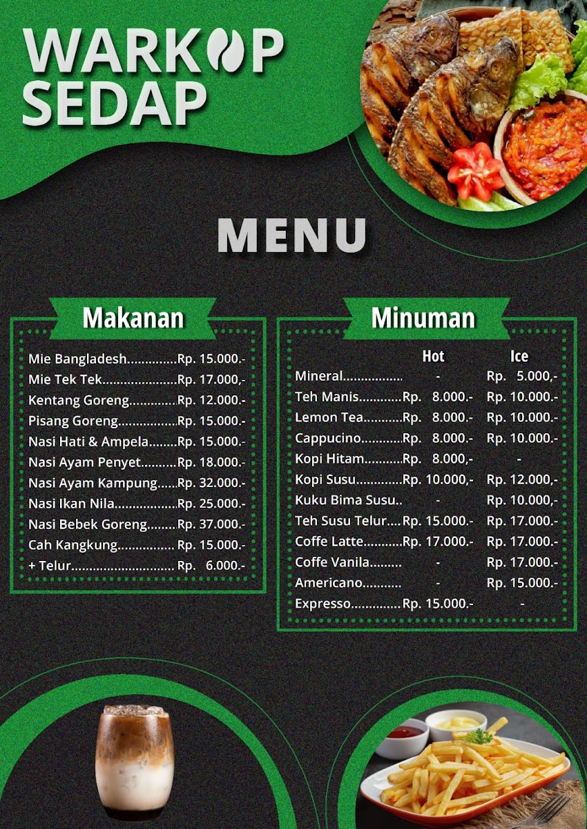 Warkop Sedap Menu 1