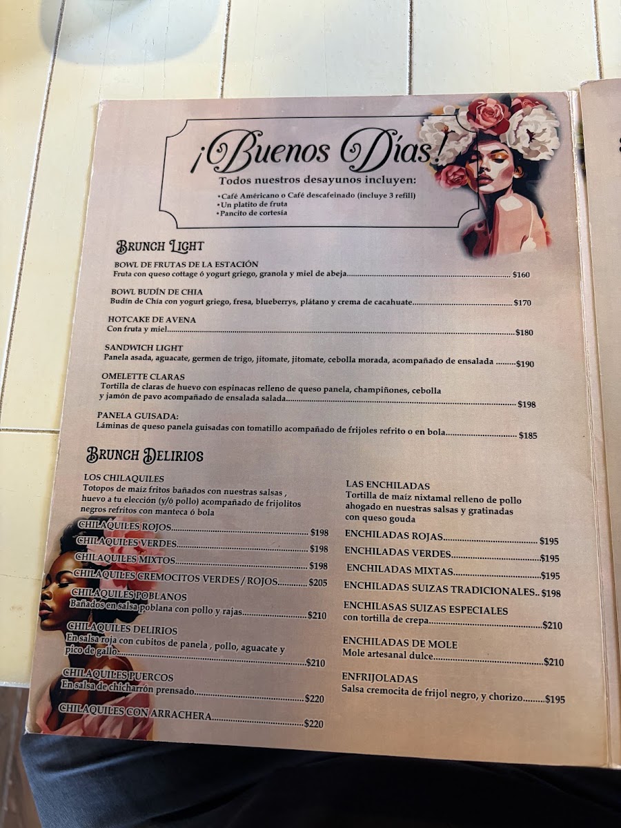 Delirios Menu 5