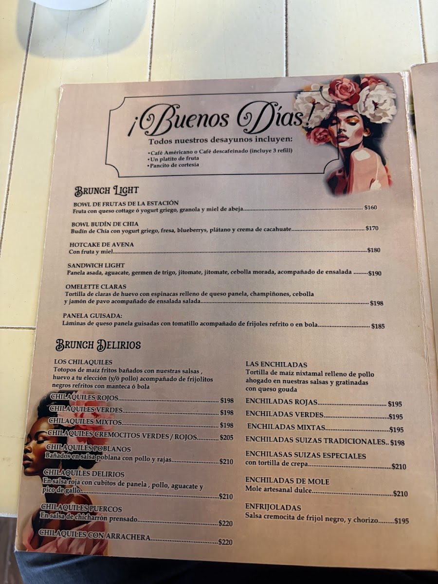 Delirios Menu 6