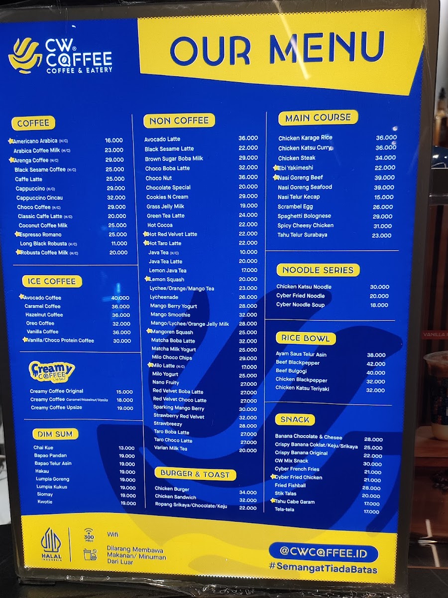 CW Coffee Menu 2
