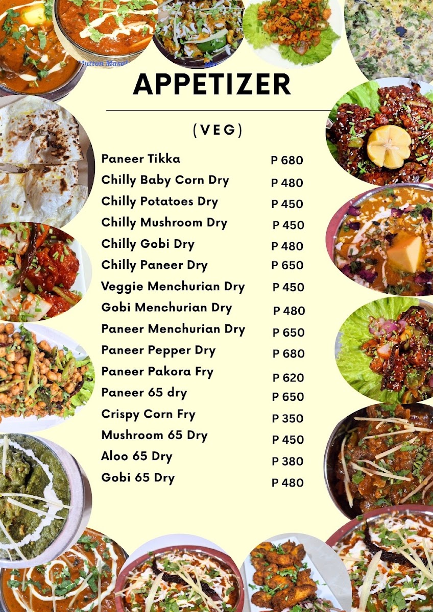 Taj Indian Restaurant Menu 6