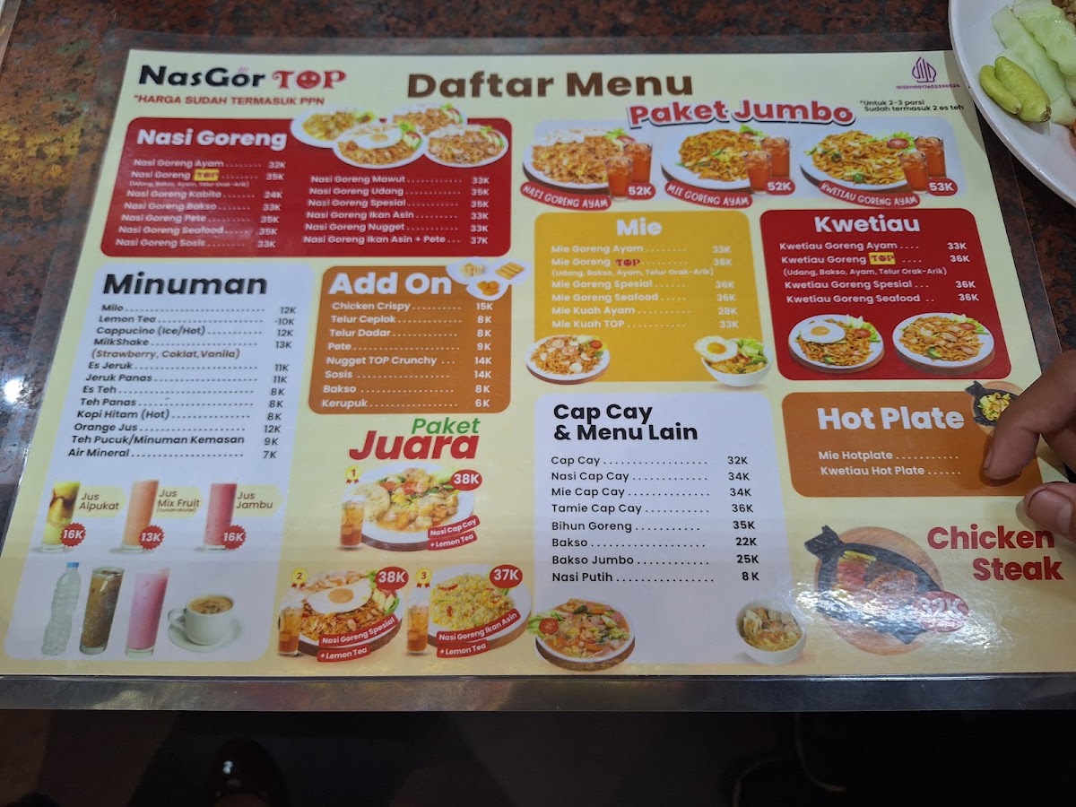 Nasi Goreng TOP Menu 1