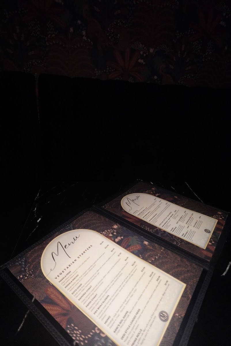 Maharani Indian Restaurant Menu 1