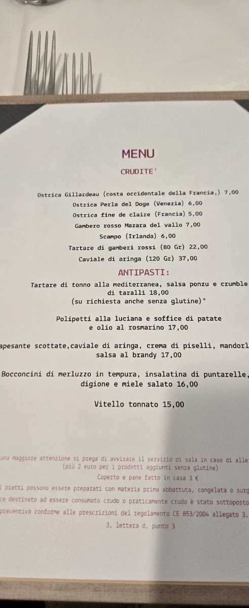 Ristorante Borgo Nuovo Menu 6