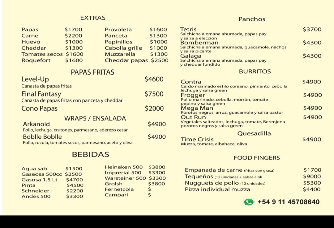 Donky Burger Menu 3