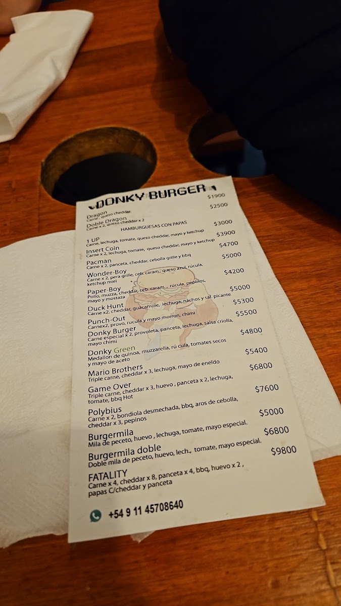 Donky Burger Menu 6