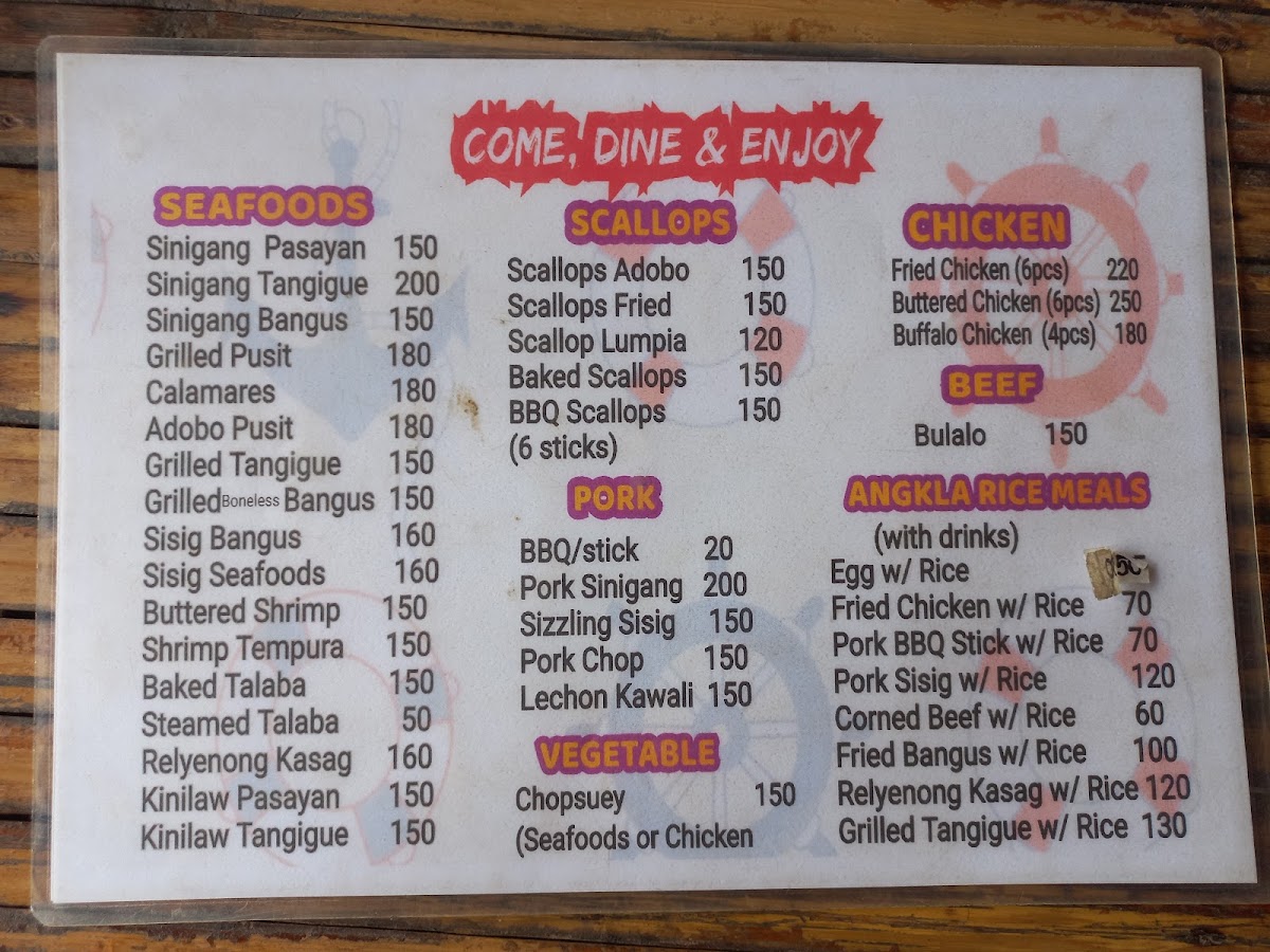 Payag Kalan-An ni Brodit Restobar Menu 6