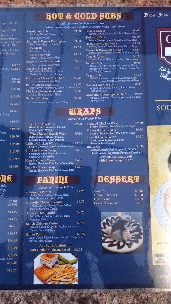 Castello's Pizzeria & Tex Mex Menu 6