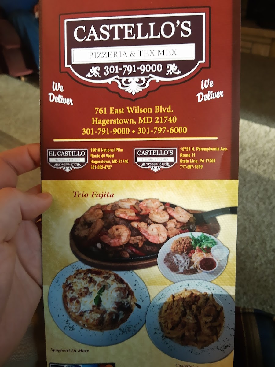 Castello's Pizzeria & Tex Mex Menu 7