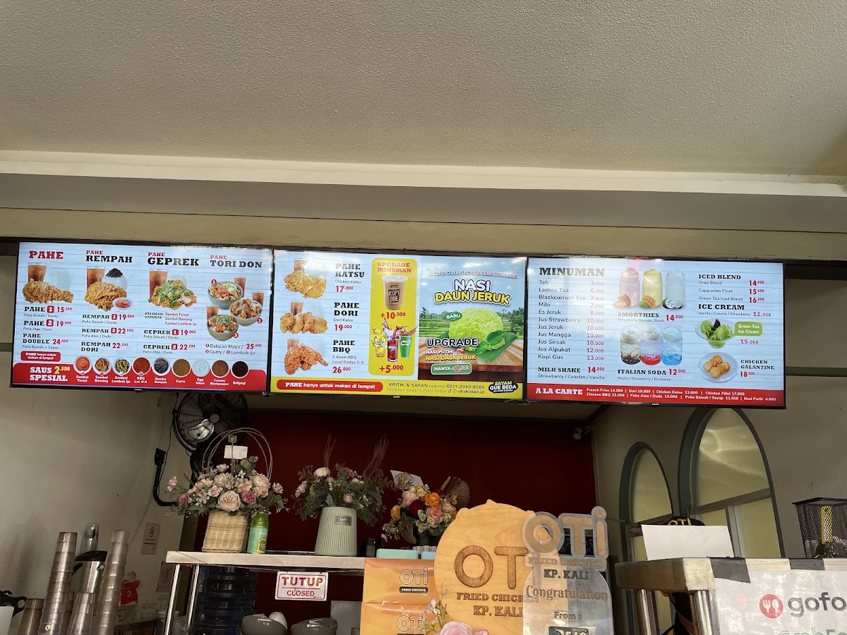 OTI Fried Chicken - Kp. Kali Menu 5