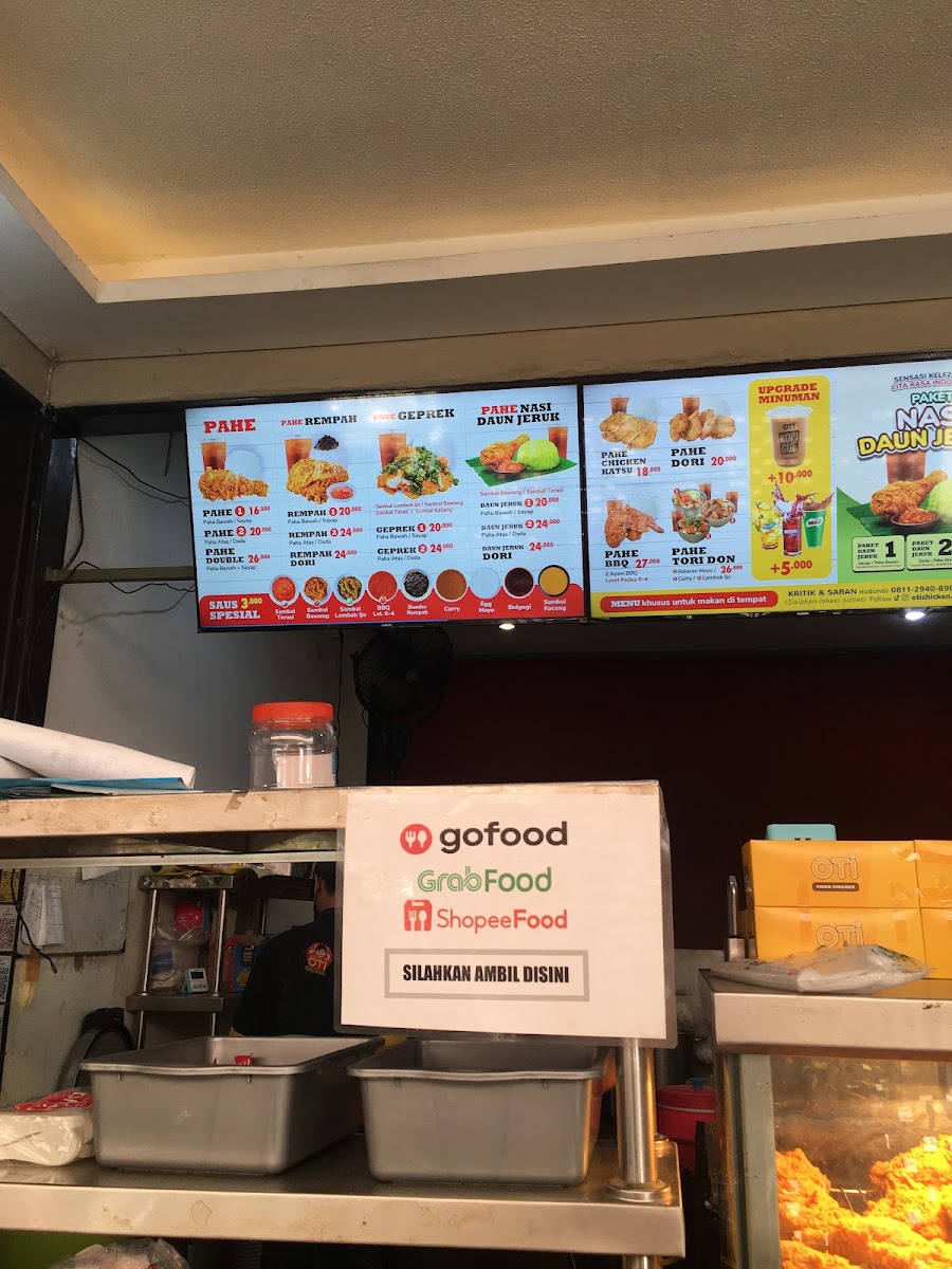 OTI Fried Chicken - Kp. Kali Menu 7