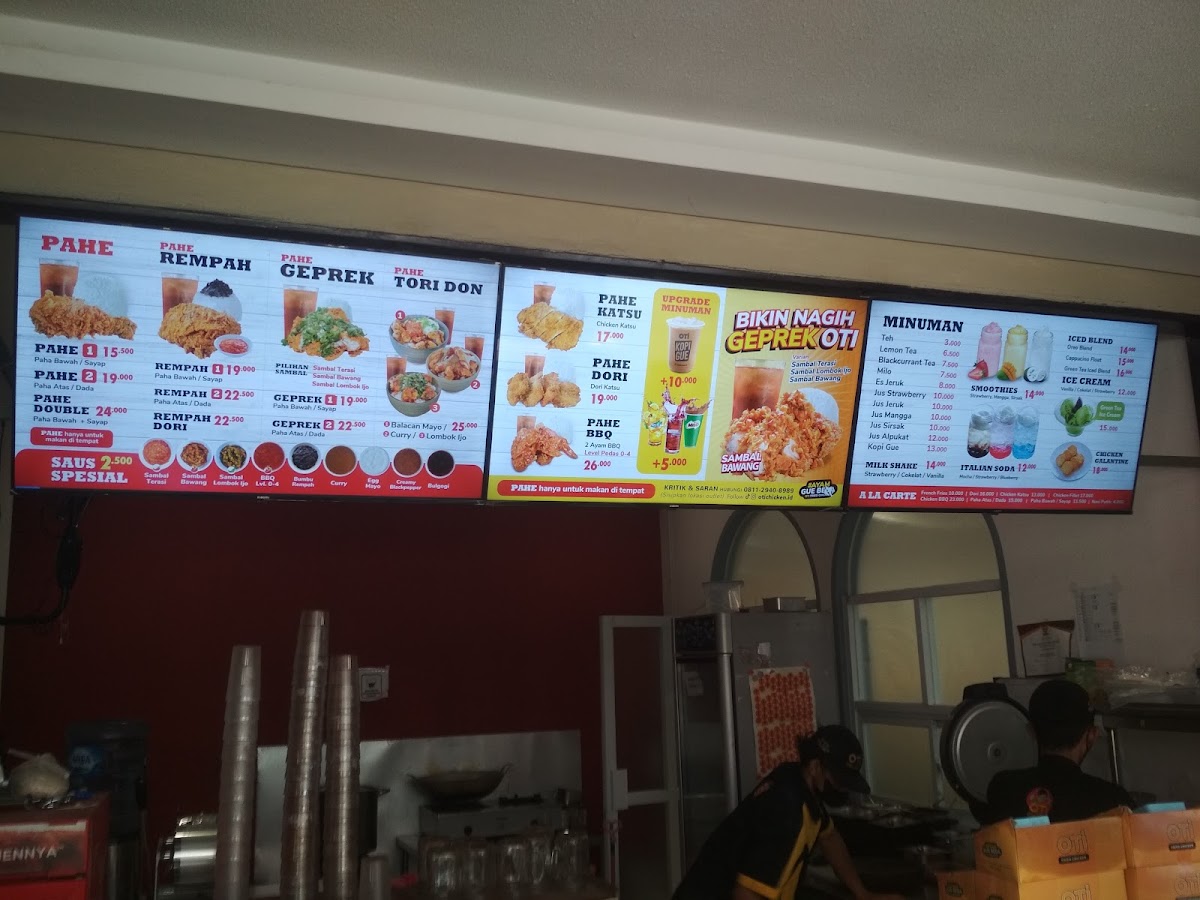 OTI Fried Chicken - Kp. Kali Menu 8