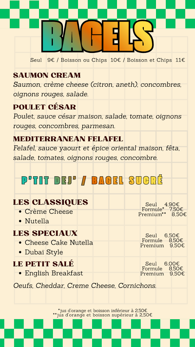 Street Latte Menu 4