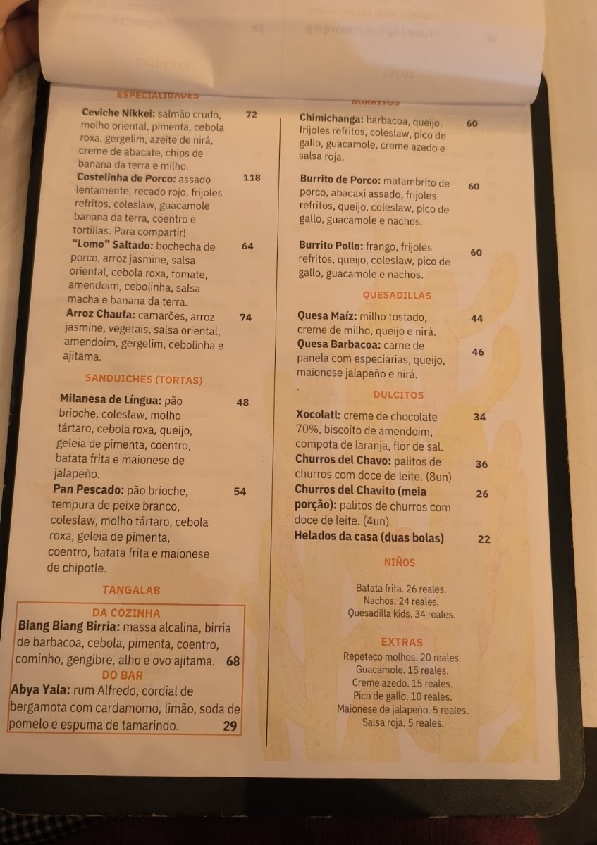 TANGA - Tacos y Más Menu 5