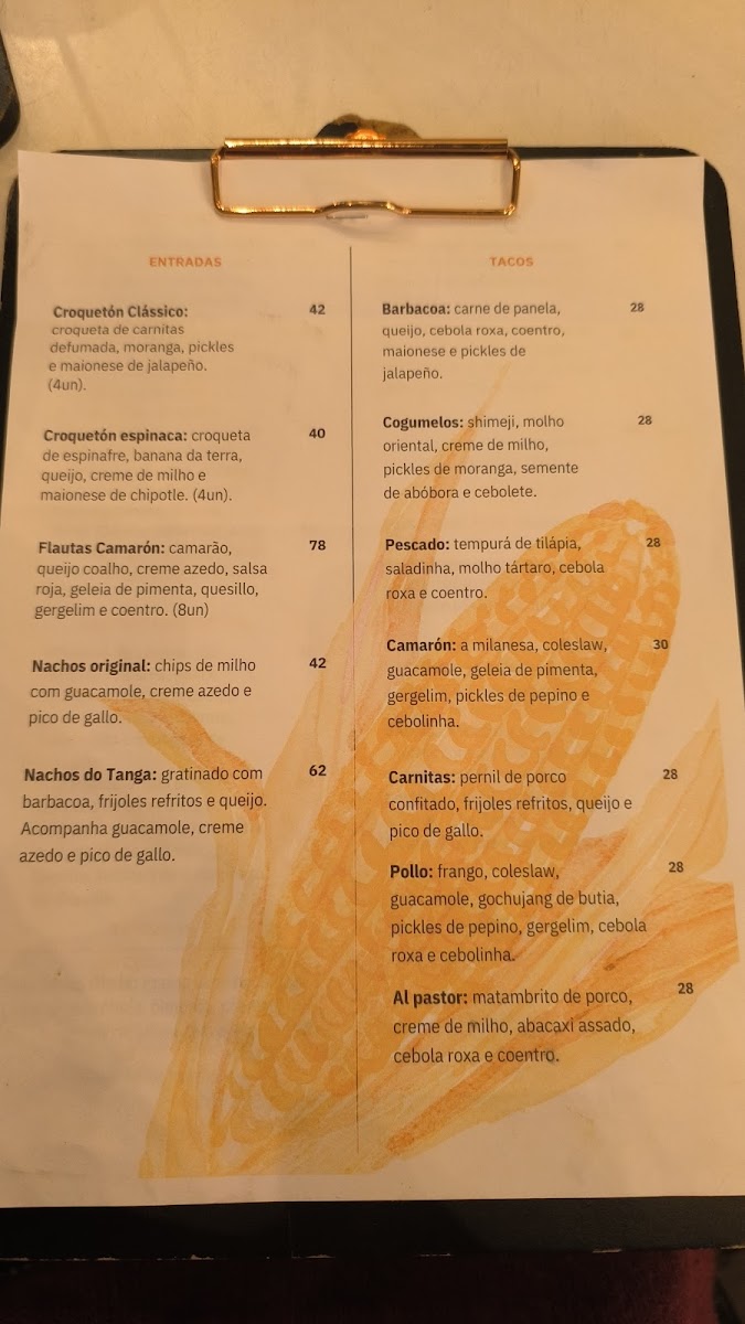TANGA - Tacos y Más Menu 8