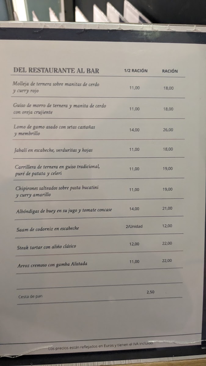 TreZe Restaurante Menu 7