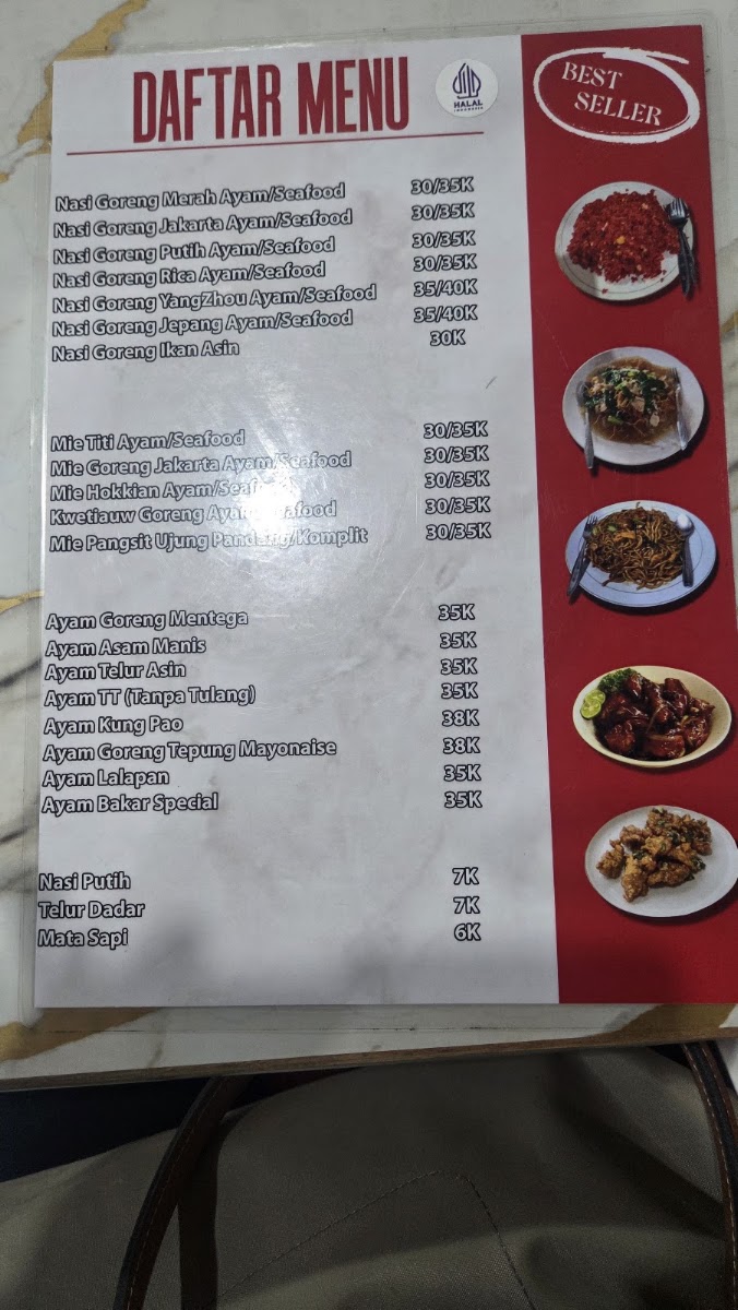 Kios JA 88 Makassar Menu 1