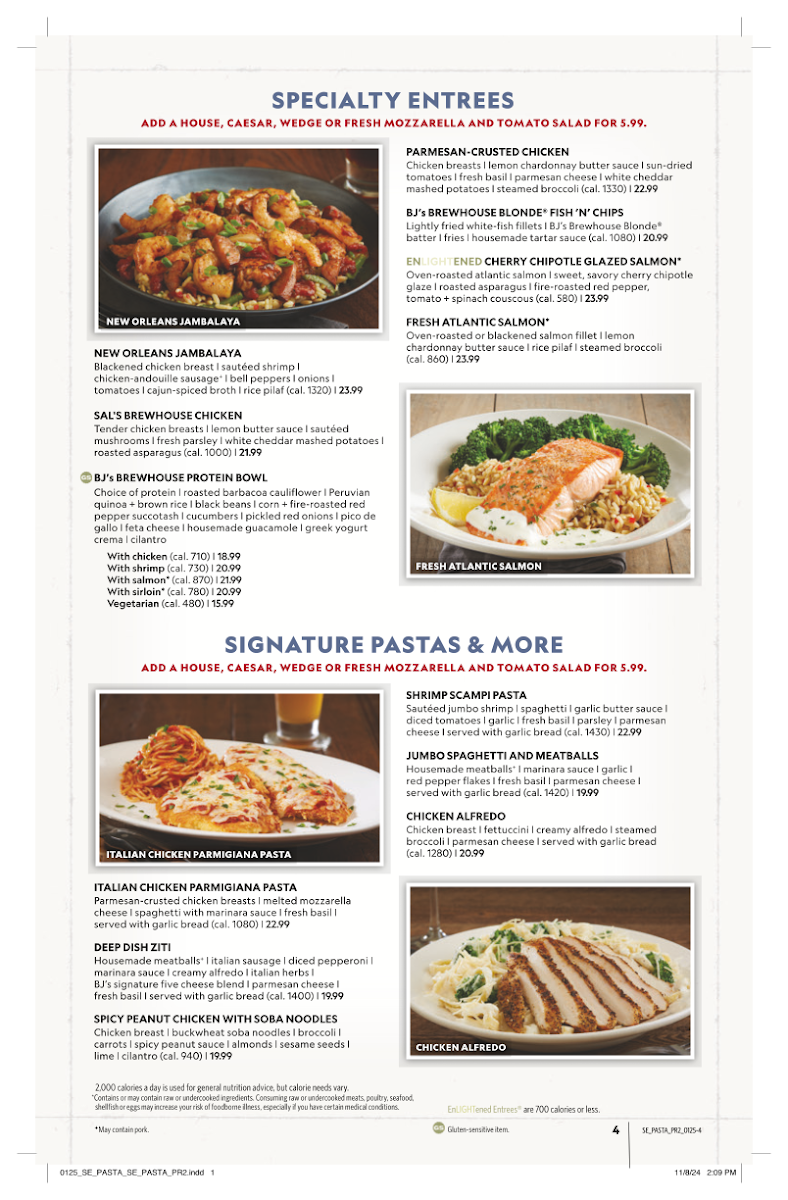 BJ's Restaurant & Brewhouse Menu 10