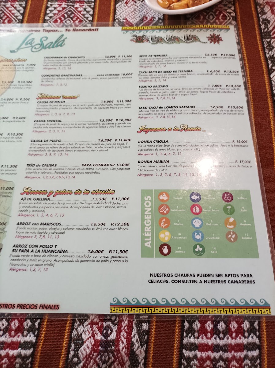 Restaurante La Salá (Los Remedios) Menu 10