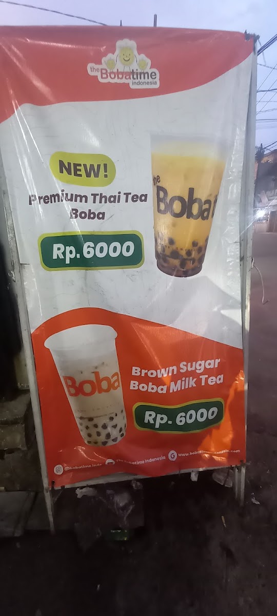 Boba Time Ceger Menu 1