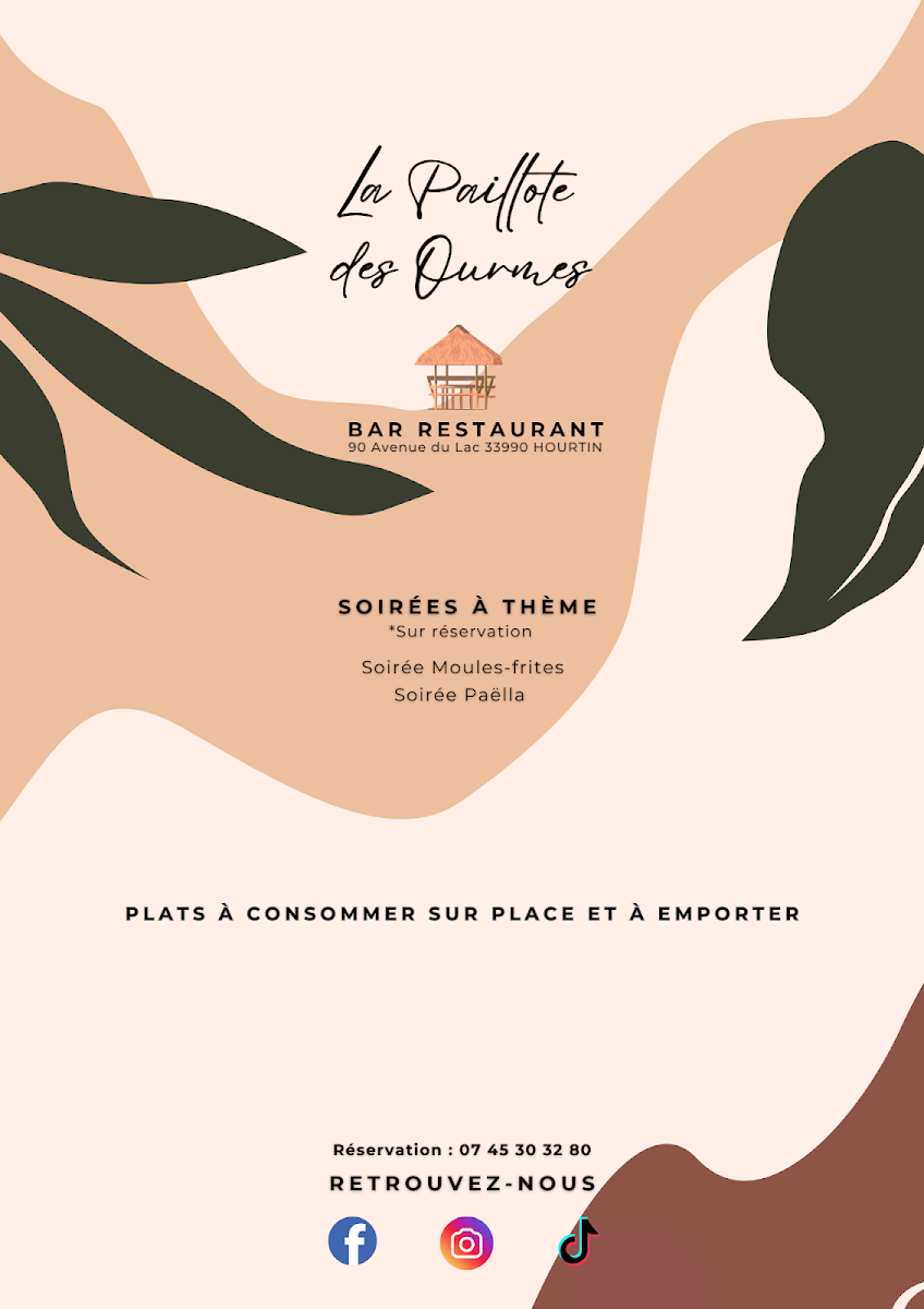 Restaurant La Paillote des Ourmes, Hourtin Menu 8