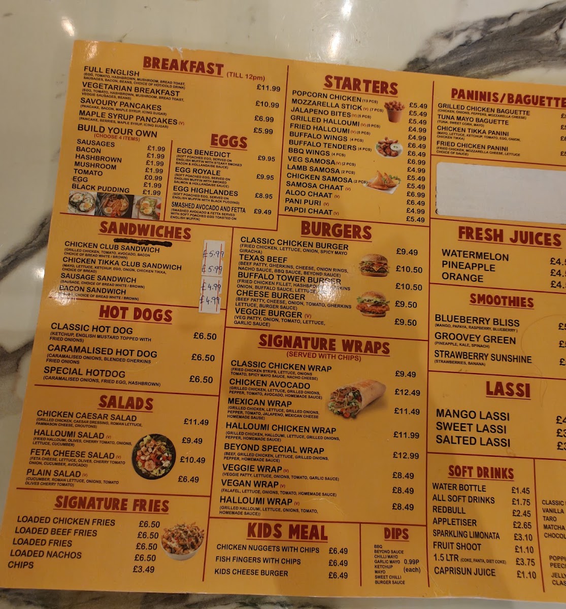 Beyond Cafe & Cakes Menu 3