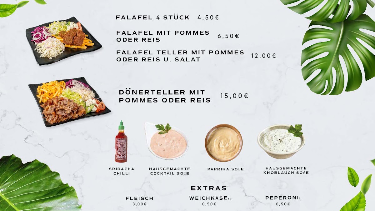Onkel Samba Borken Menu 2