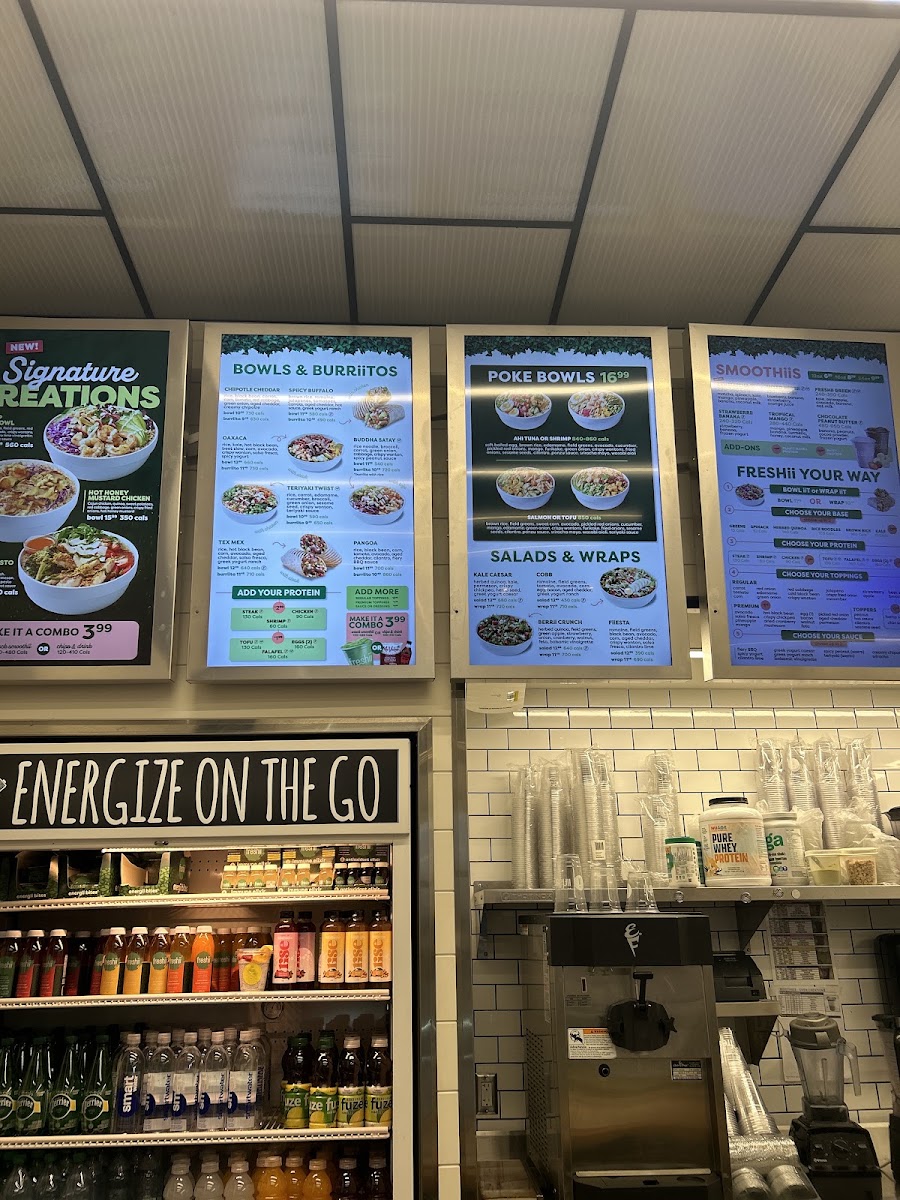 Freshii Menu 1