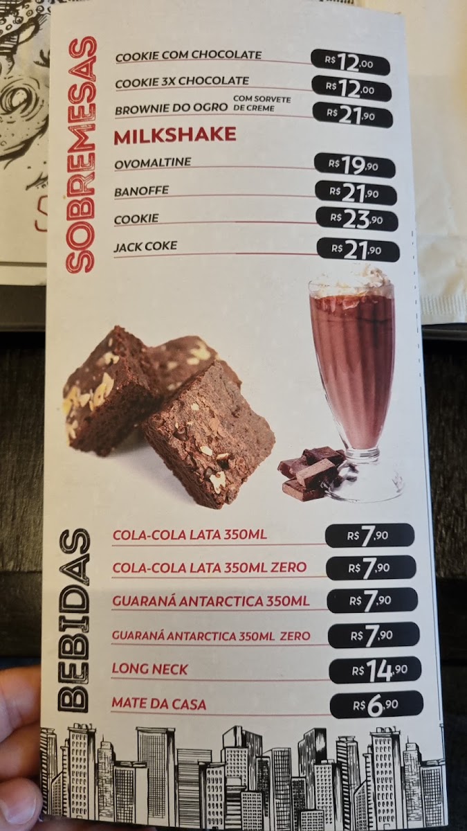 Ogro Steaks Botafogo Menu 4