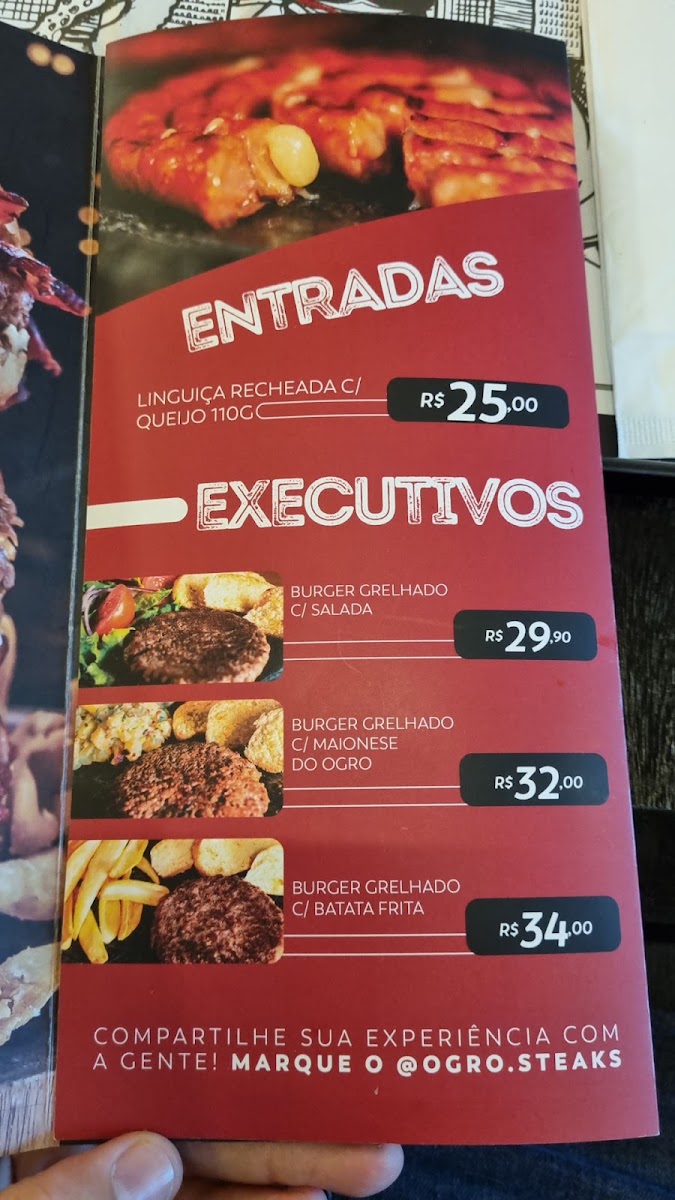 Ogro Steaks Botafogo Menu 6