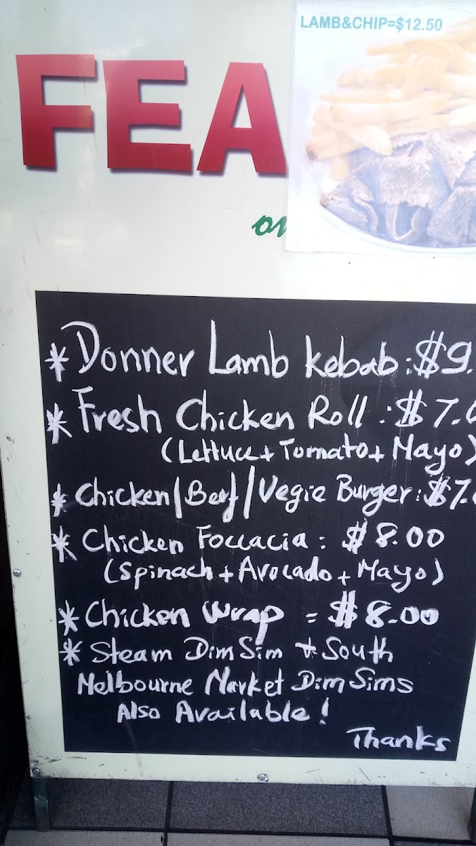 Feast on Carlisle Menu 2