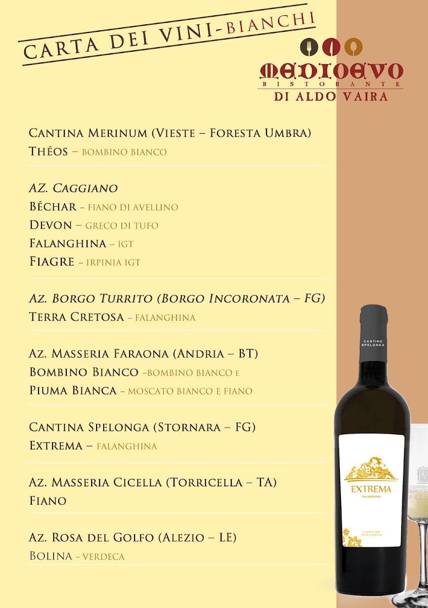 Medioevo Menu 8